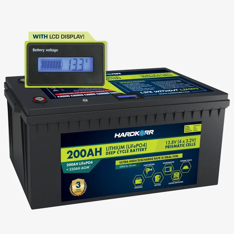 200Ah High-Rate Discharge Lifepo4 Deep-Cycle Battery 1