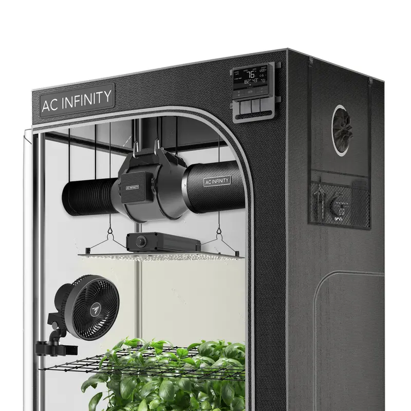 Ac Infinity 3X3 Advanced Grow Tent Kit – 3-Plant Setup With Full-Spectrum Led Lighting 1