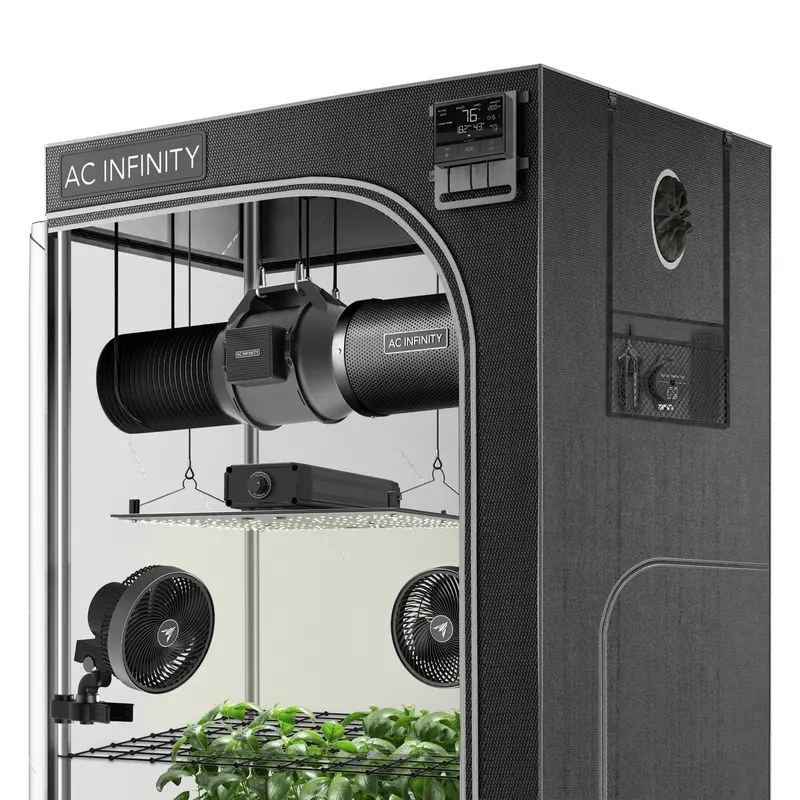 Ac Infinity Advance 4X4 Grow Tent System – Includes Full-Spectrum Led Light & 4-Plant Setup 1