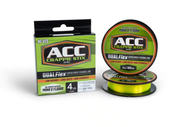 Acc Crappie Stix Dual-Flex Copolymer Fishing Line 1