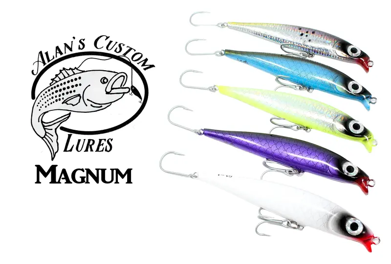 Alan'S Custom Lures Magnum Soft Plastic Swimbaits 1
