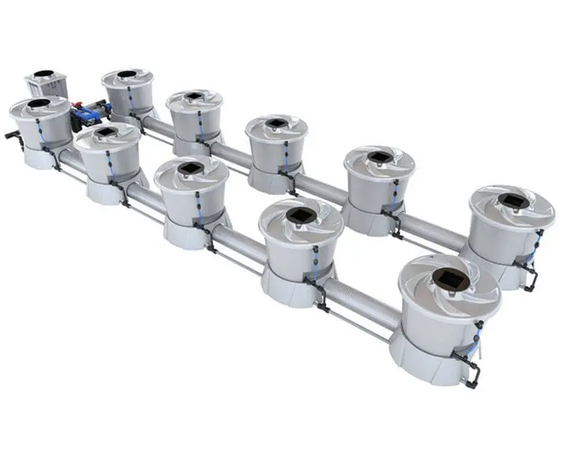 Alien Dwc V-System Hydroponic Kit – 10-Pot, 2-Row Deep Water Culture Setup 1