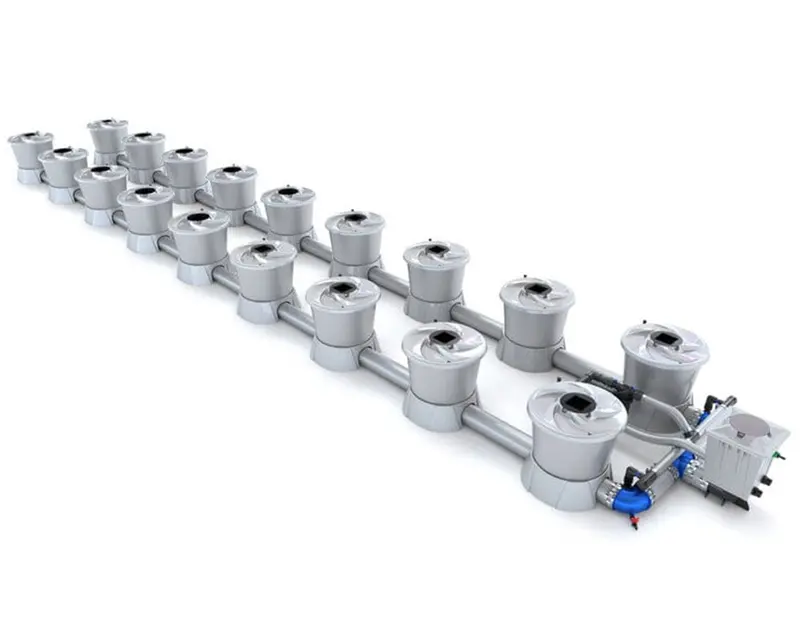 Alien Dwc V-System Hydroponic Kit – 18-Pot, 2-Row Deep Water Culture Setup 1