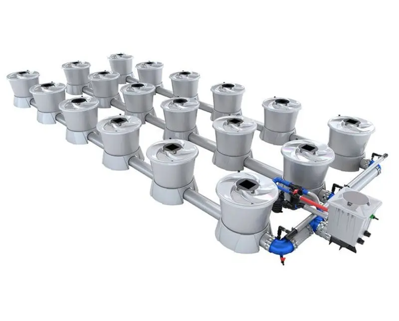 Alien Dwc V-System Hydroponic Kit – 18-Pot, 3-Row Deep Water Culture Setup 1