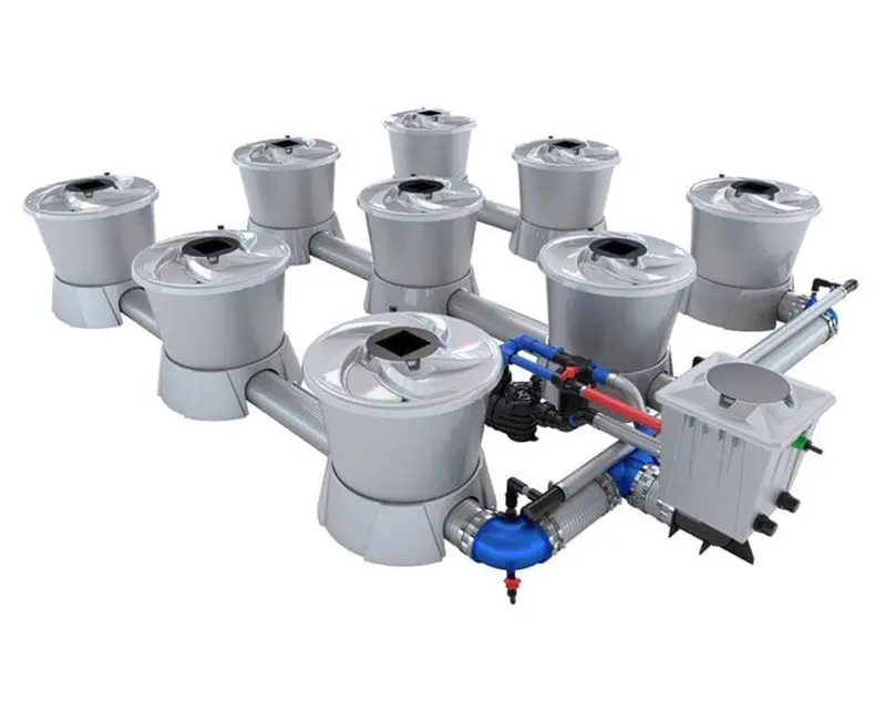 Alien Dwc V-System Hydroponic Kit – 9-Pot, 3-Row Deep Water Culture Setup 1