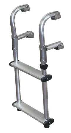 Aluminum 2-Step Transom Mount Ladder 1