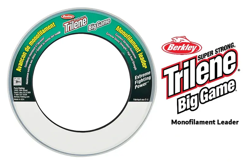Berkley Trilene Big Game Leader – Abrasion-Resistant Monofilament Leader (Wrist Spool) 1