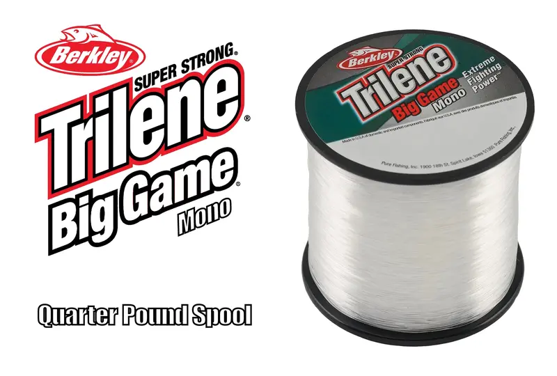 Berkley Trilene Big Game Monofilament – ¼-Lb Spool, High-Strength Fresh & Saltwater Line 1