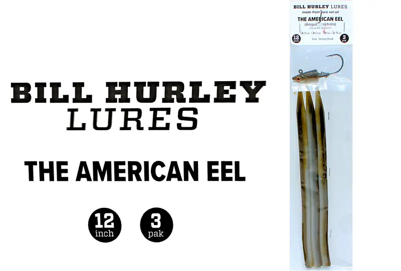 Bill Hurley 12-Inch American Eel Lure – Ultra-Realistic Soft Bait 1