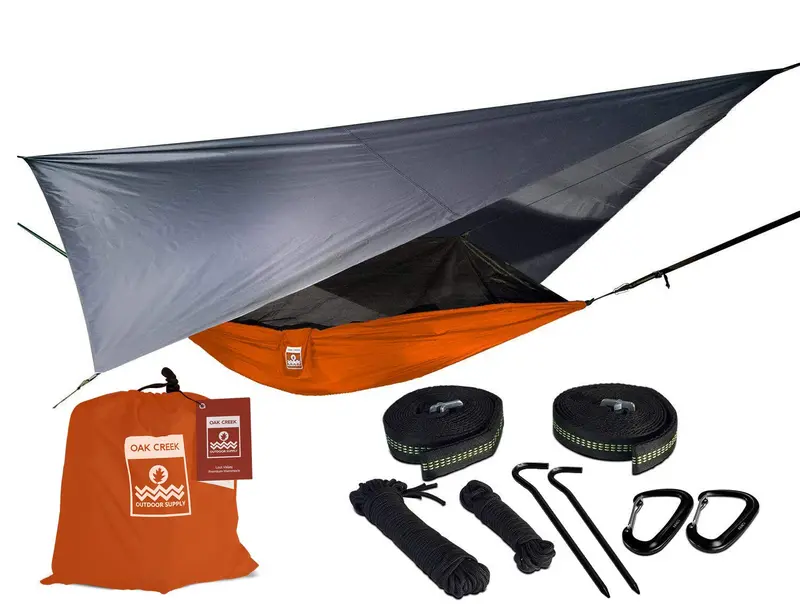 Complete Camping Hammock Bundle With Accessories – Oak Creek Outdoor Supply 1