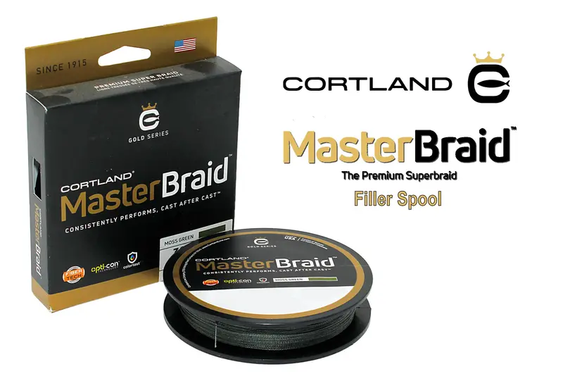 Cortland Master Braid Filler Spool – High-Performance Braided Fishing Line 1