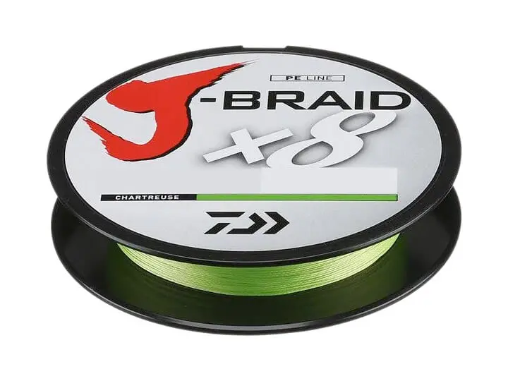 Daiwa J-Braid X8 Chartreuse Braided Line 1