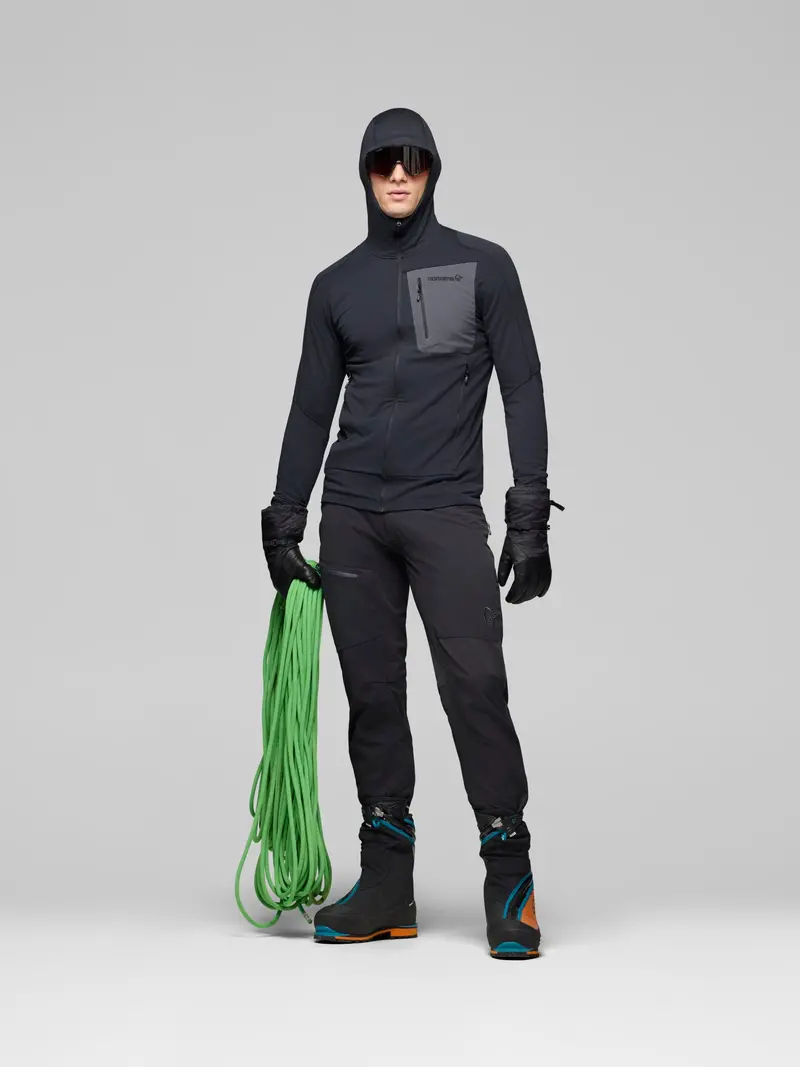 Falketind Power Grid Zip Hoodie For Men 1