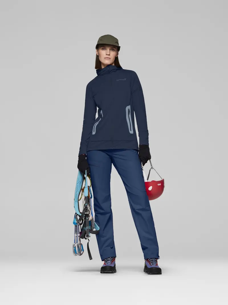 Falketind Power Grid Zip Hoodie For Women 1