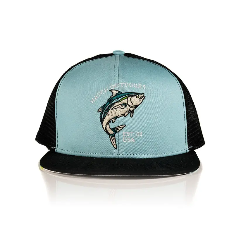 False Albacore Fish Scale Flat-Bill Cap 1