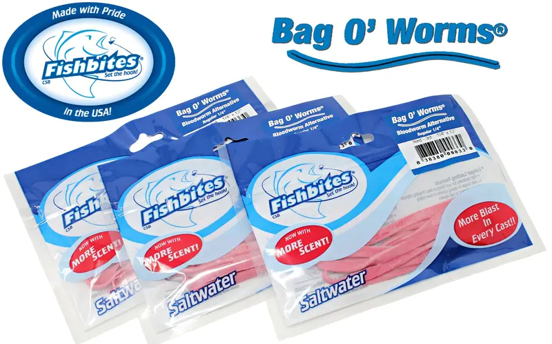 Fishbites Bag O’ Worms – Pre-Loaded Soft Bait Pack 1