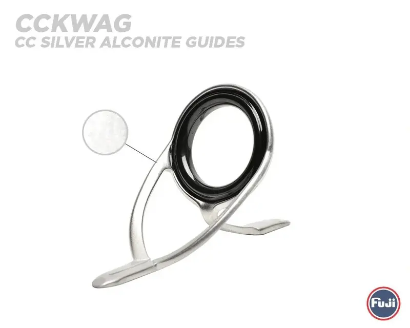 Fuji Cckwag Kw-Series Alconite Titanium Rod Guides 1