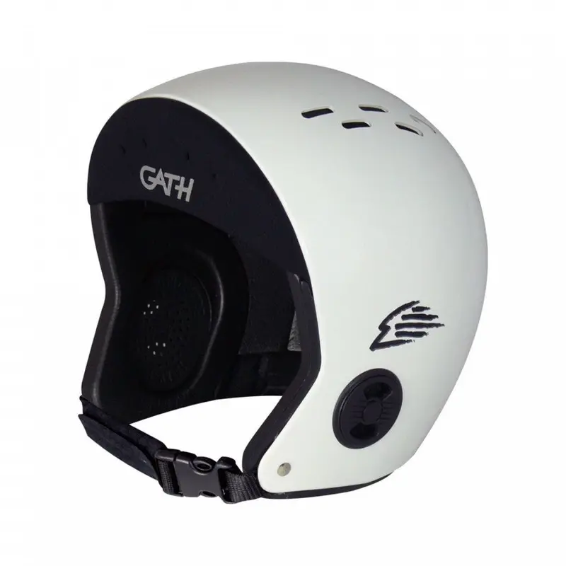 Gath White Impact-Resistant Surf Helmet 1