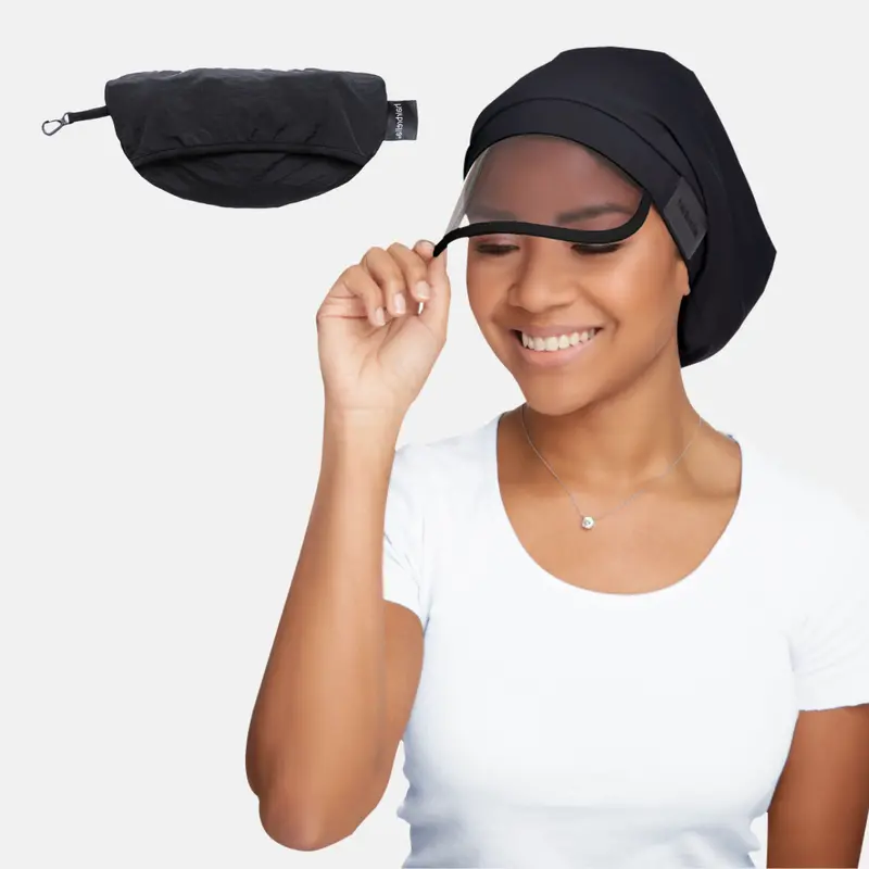 Hairbrella Adjustable Satin-Lined Rain Hat For Light Showers 1