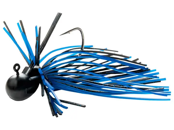 Keitech Tungsten-Skirted Spin Jig With Guard Hook 1
