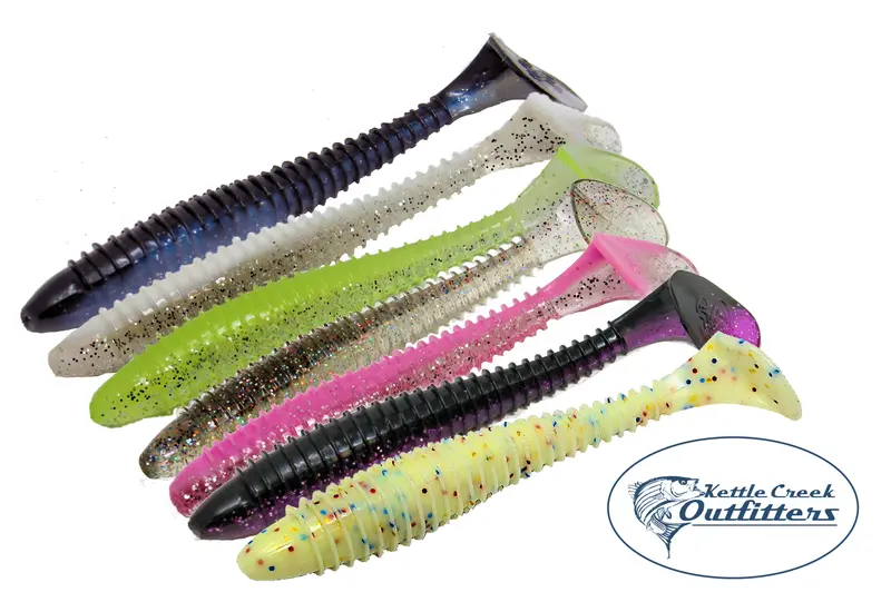 Kettle Creek Shad Lure – Hand-Poured Soft Shad Swim Bait 1