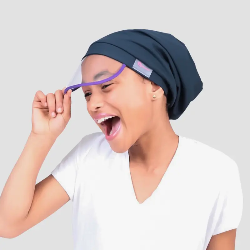 Kids’ Waterproof Rain Hat – Satin-Lined For Gentle Hair Care 1