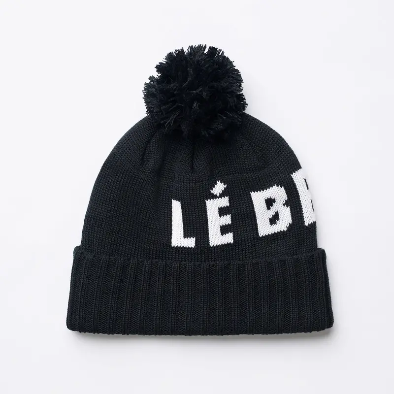 Le Bent The Logo Pom-Pom Knit Beanie 1