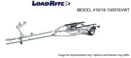 Load Rite Venture Series Boat Trailer 1