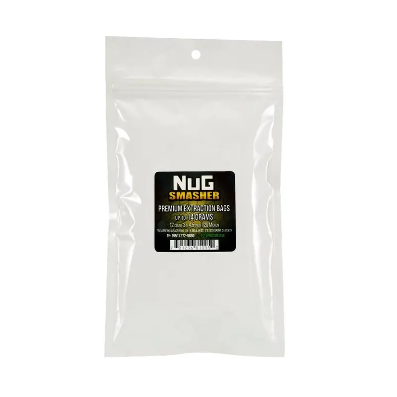 Nugsmasher 14G Rosin Extraction Filter Bags – 12-Pack (37/90/120/160 Micron) 1
