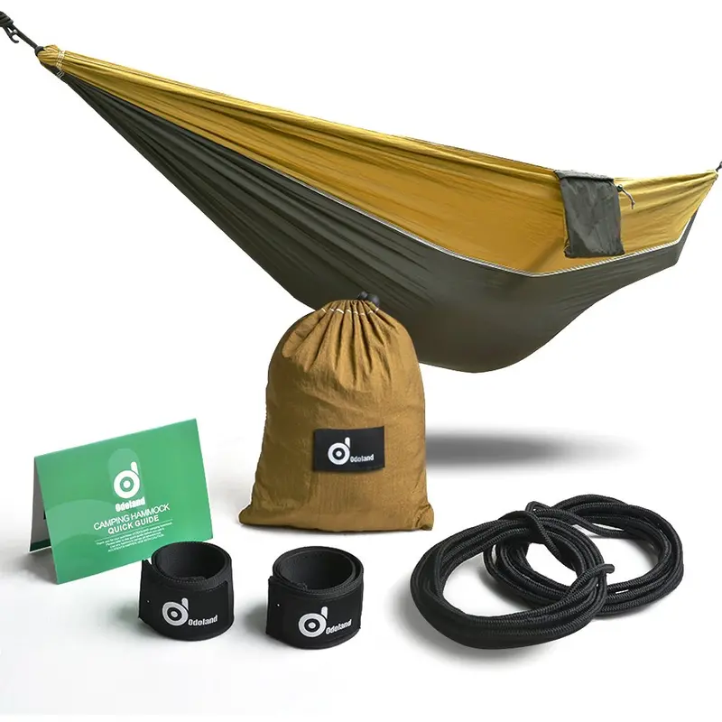 Odolland The Camel Ultralight Backpacking Hammock System 1