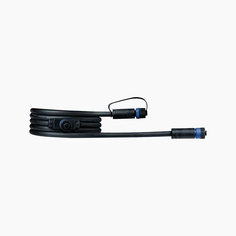 Paulmann 2-Meter Plug & Shine Outdoor Cable With Dual Outputs – Black 1