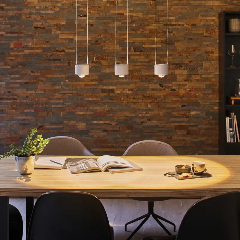 Paulmann Aldan 28W Brushed Aluminium 3-Light Dimmable Led Pendant Fixture 1