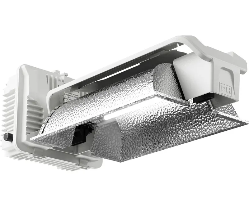Phantom 60 Series Double-Ended Enclosed Grow Light System – 1000W, 277–400V Input, 3-Foot Lead Wires 1