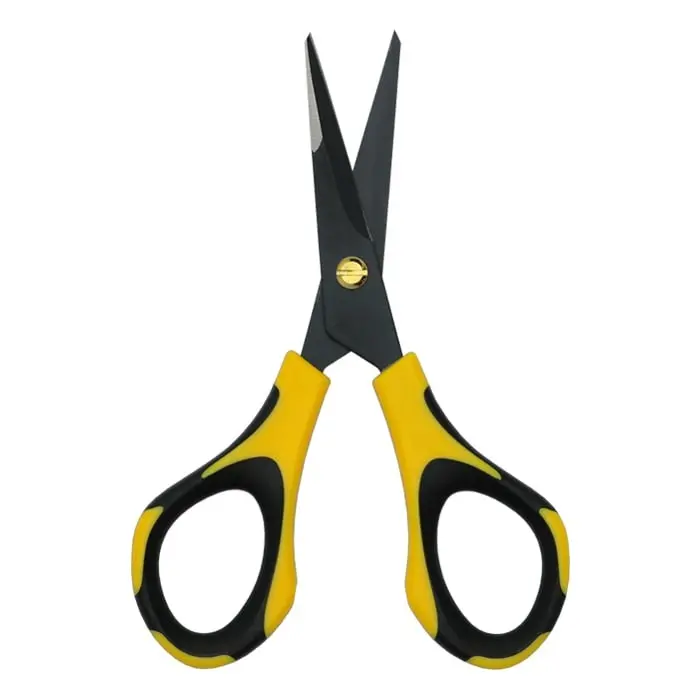 Piranha Pruners – Fluorine-Coated Bonsai Scissors (Yellow Handle) 1