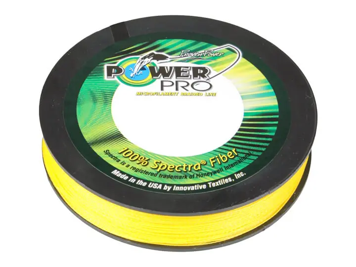 Powerpro Hi-Vis Yellow Braided Fishing Line – High-Contrast Casting Braid 1