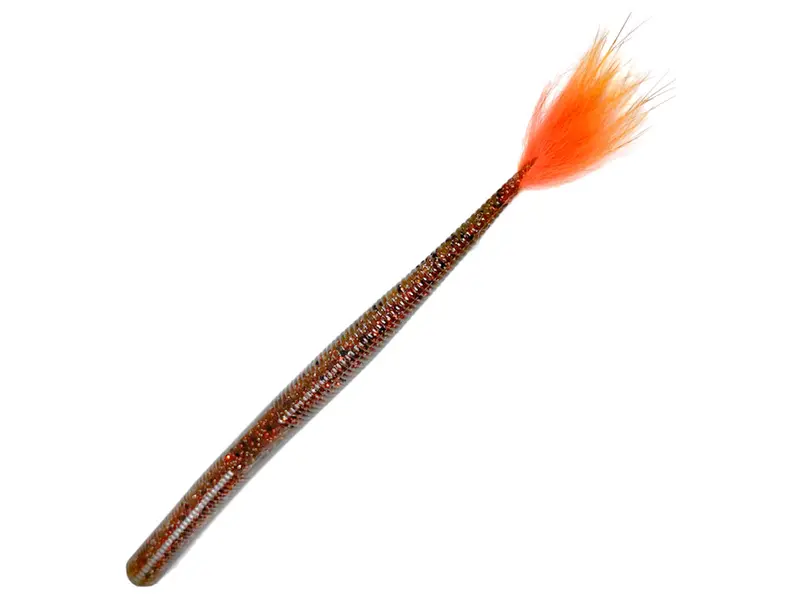 Rabid Baits Rabid Shaker Worm – 6-Inch Ribbed Scented Nightcrawler Style 1