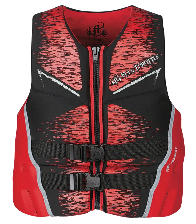 Rapid-Dry Adult Life Vest – Large, Red 1