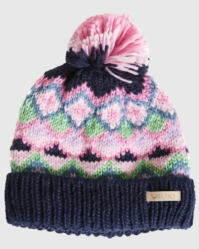 Rojo Fair Isle Knit Winter Beanie 1