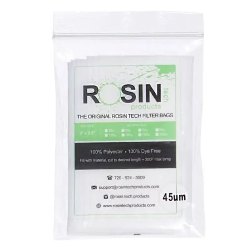 Rosin Tech 2" × 3.5" High-Density Filter Bags For Rosin Pressing 1