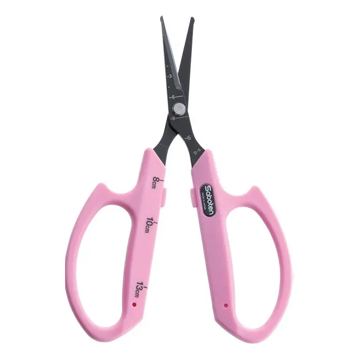 Saboten Fluorine-Coated Round-Tip Straight-Blade Trimming Scissors 1