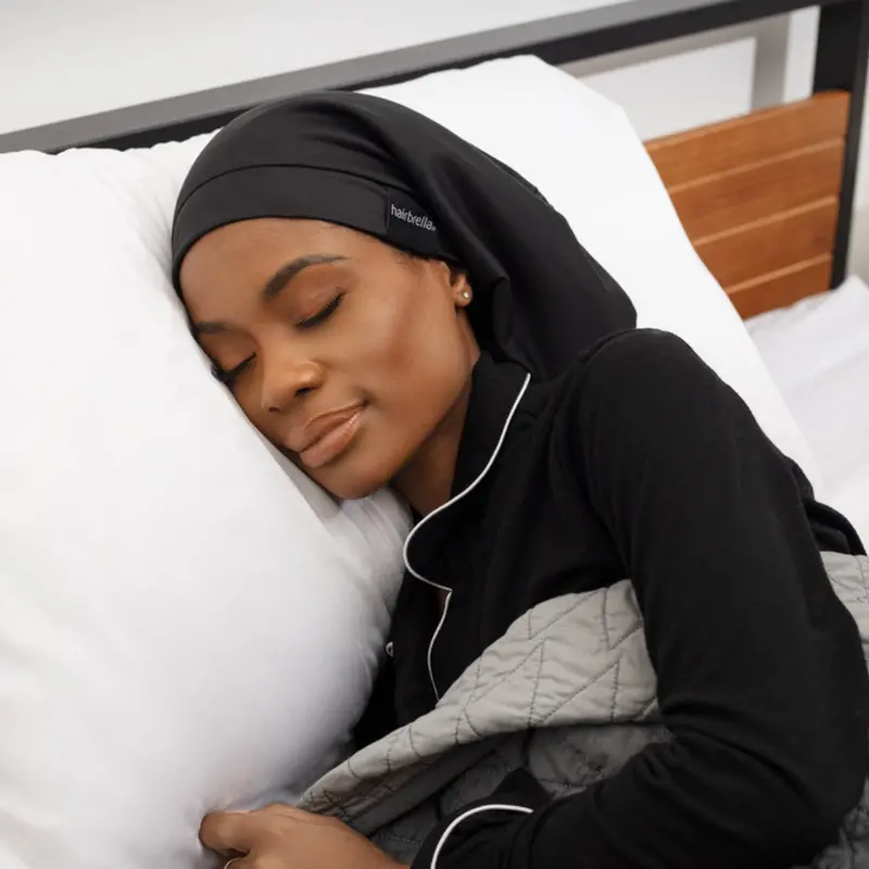 Sleep Cap Bundle: Two Hairbrella Satin Sleep Caps 1