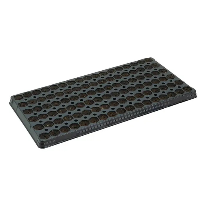Speedy Root 102-Cell Seedling Tray With Pre-Moistened Growing Media 1