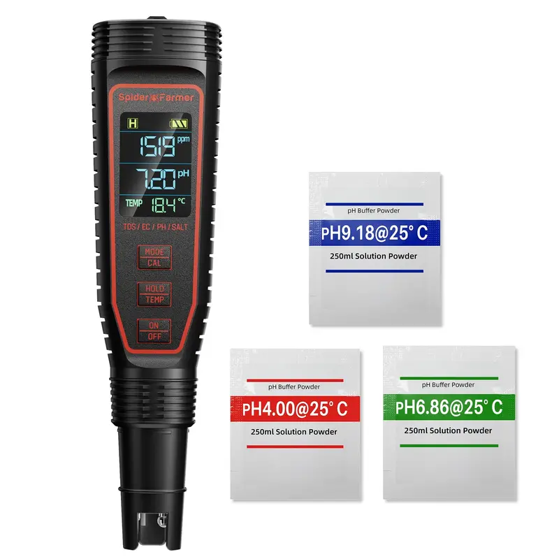 Spider Farmer Sf Ph Meter – Precision Handheld Tester For Hydroponics & Soil 1