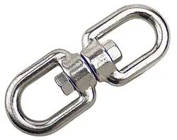 Stainless Steel Eye-To-Eye Swivel – 3/8 Inch 1