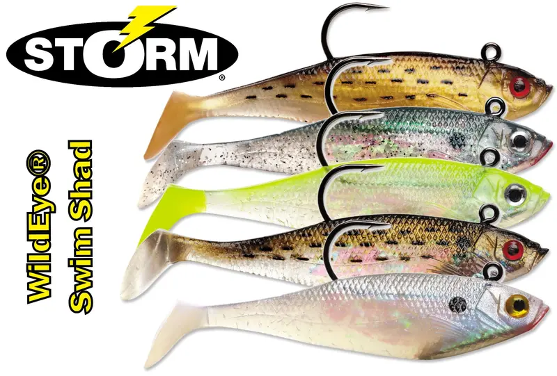 Storm Wildeye Swim Shad – Ultra-Realistic Saltwater Swimbait 1