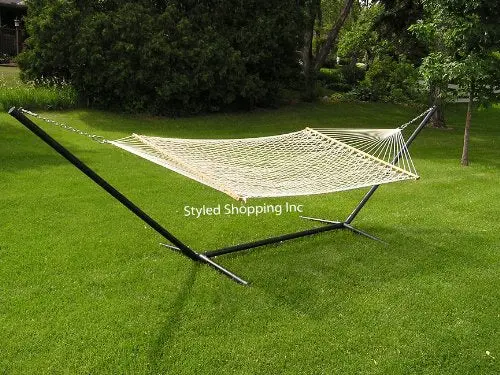 Stylish White Rope Hammock Set – Styled Shopping 1