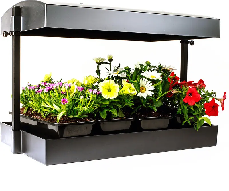 Sunblaster T5 Grow Light Garden – Sleek Black Design 1