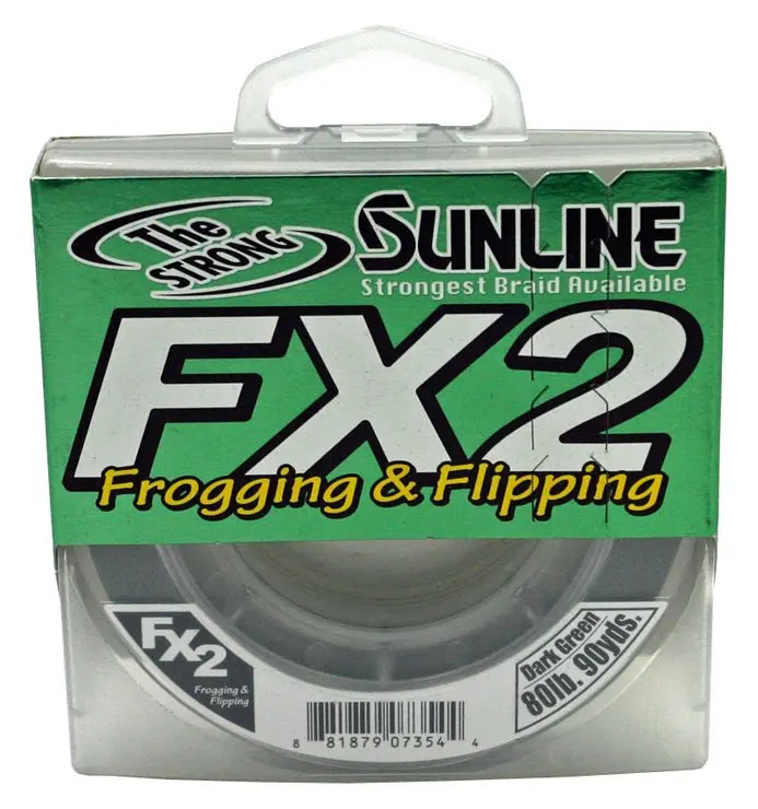 Sunline Fx2 Green Braided Fishing Line – Abrasion-Resistant Braid 1