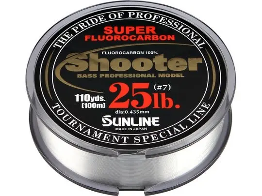 Sunline Shooter Fluorocarbon Fishing Line – Low-Visibility Strength 1