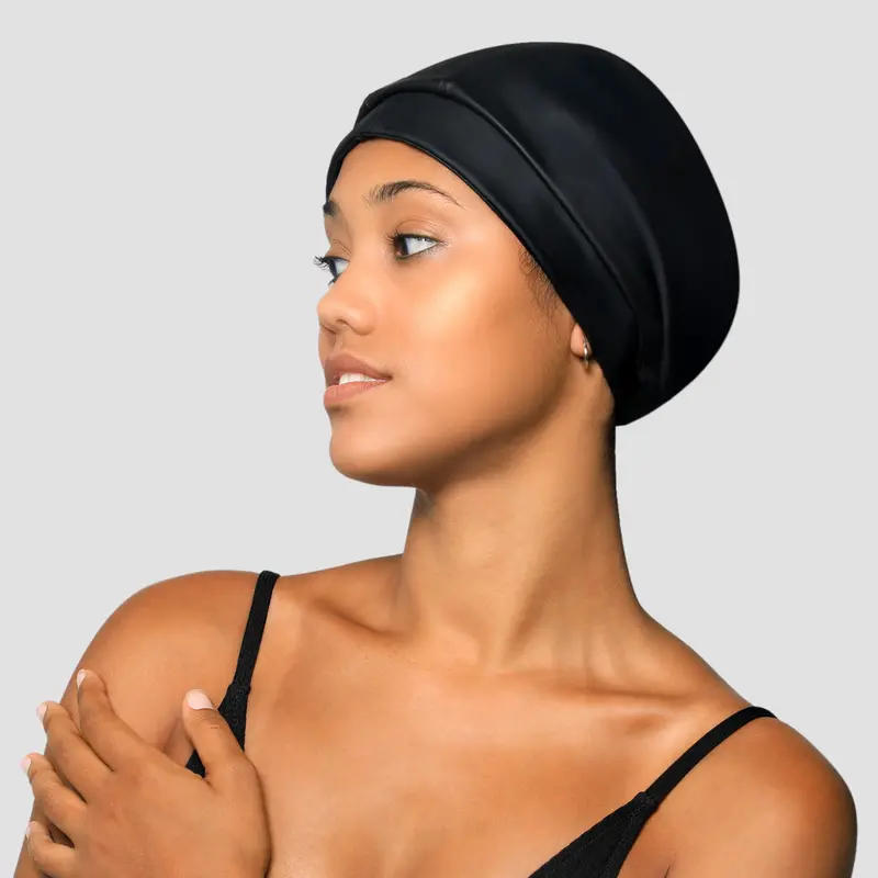Waterproof Satin-Lined Adjustable Sport Swim Cap – Single 1